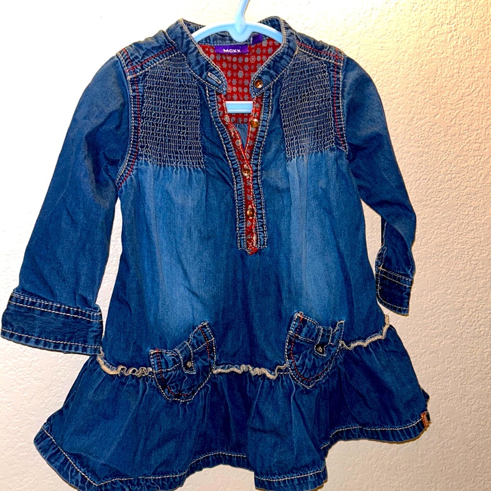 Jeans dress 24 moths long sleeve